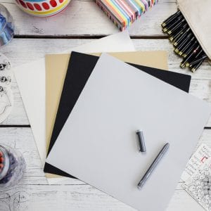 Zentangle opus tiles in 4 kleuren en een translucenz