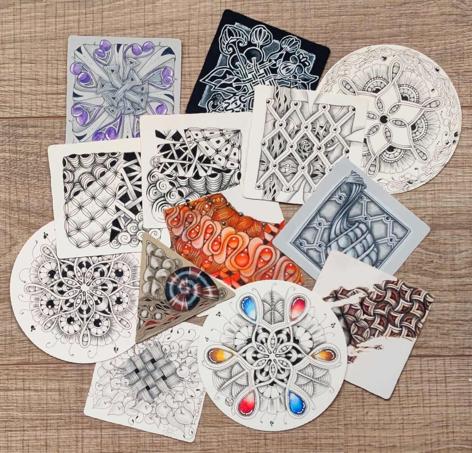 Zentangle Basiscursus bij Volksuniversiteit Almere