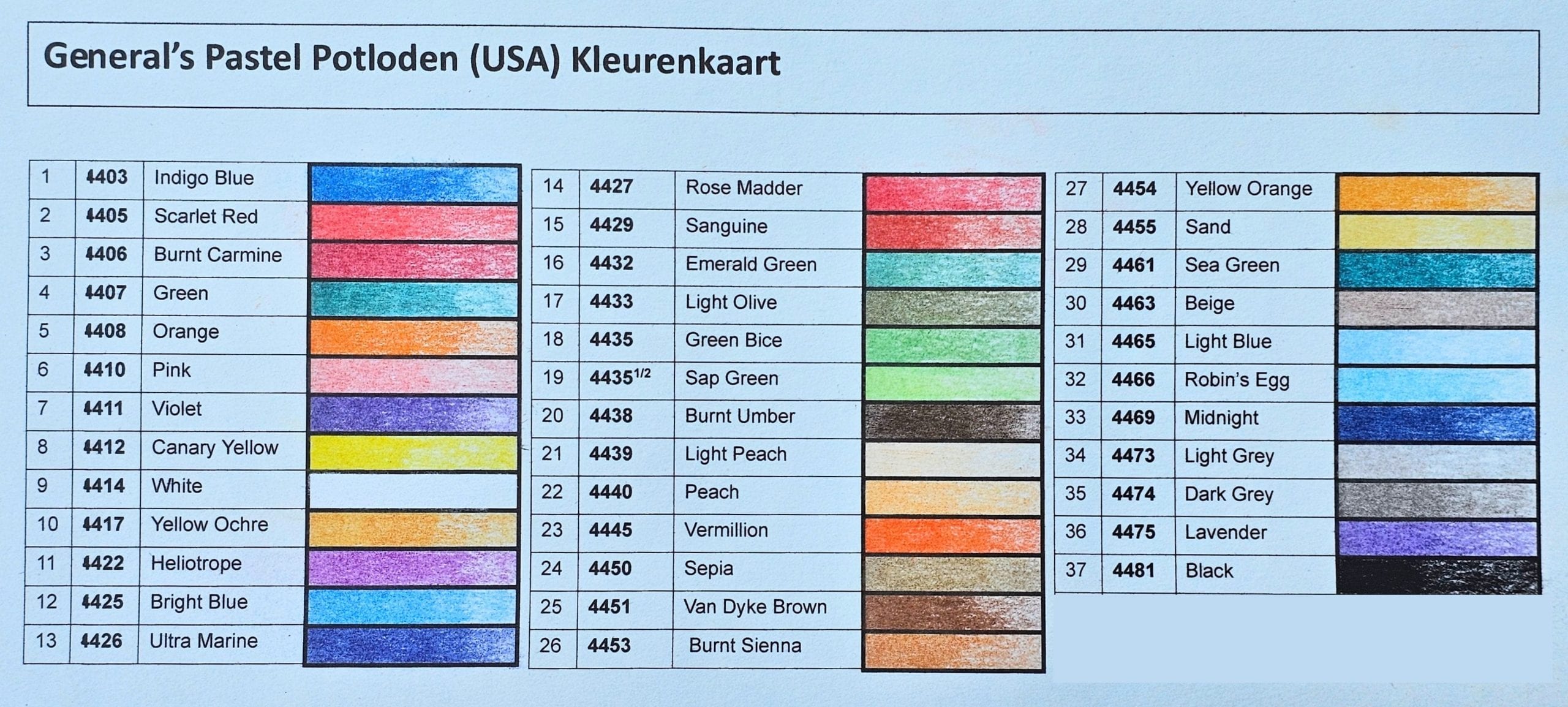 General's Pastel kalkpotloden - Afbeelding 2