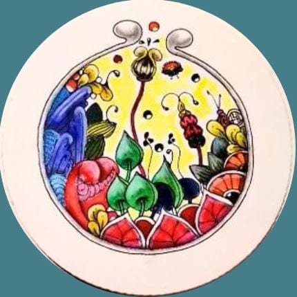 English - Spring Zendala Video Class – Relax with Color