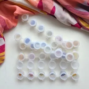 Waterverf poeder Lindy's Magicals behorend bij Workshop 'Het spoor Bijster'